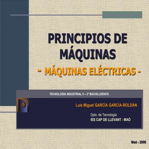 Máquinas eléctricas