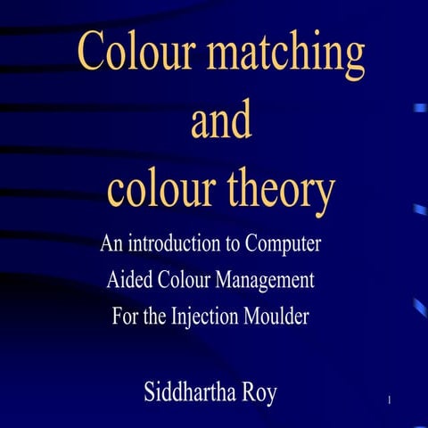 Colour matching and colour theory