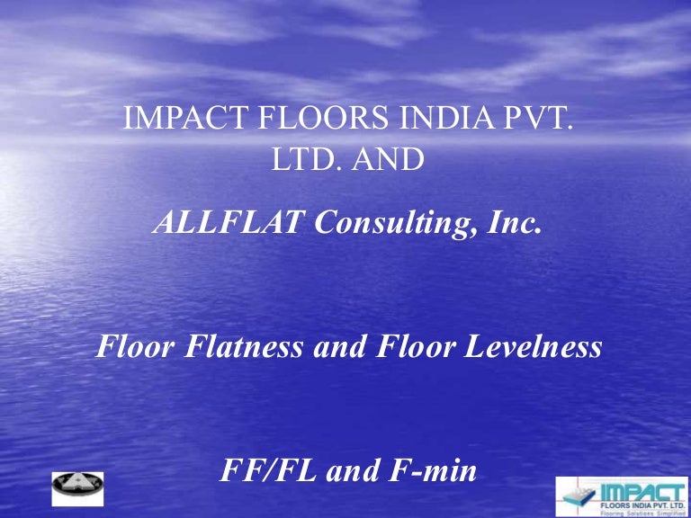 Floor Flatness And Levelness Chart