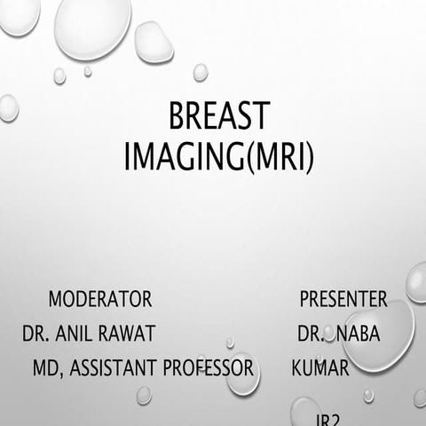 MRI BREAST PPT