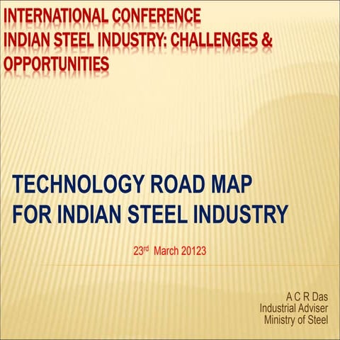 Iron and Steel Technology Roadmap - Towards more sustainable ...