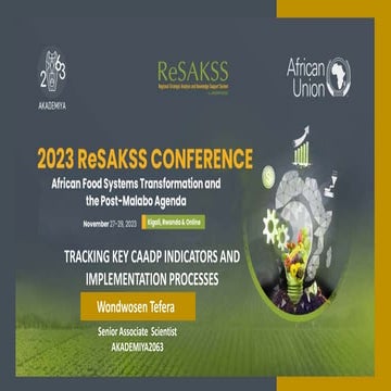 Mr. Wondwosen Tefera - 2023 ReSAKSS Conference.pptx