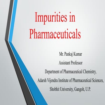 Unit 1, Lecture 2 (Sources of Impurities).pptx