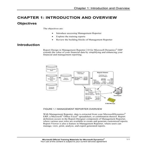 Mr20 enus 01-Report Design in Management Reporter 2.0 for Microsoft Dynamics®...