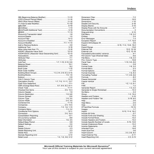 Mr20 enus idx-Report Design in Management Reporter 2.0 for Microsoft Dynamics...