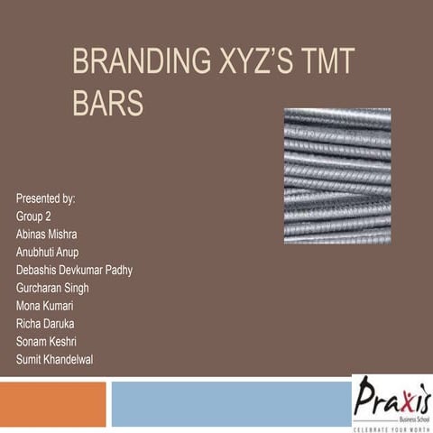  Branding of Tmt bars