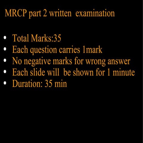 MRCP MOCK EXAM