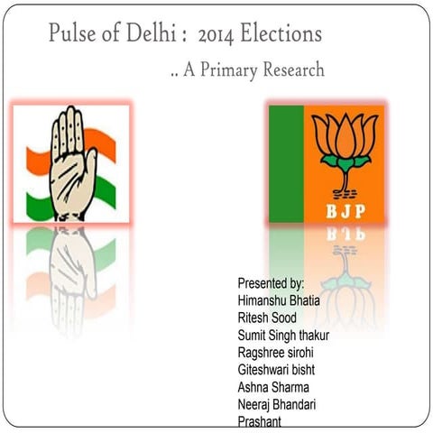 Mr PrePoll Survey delhi