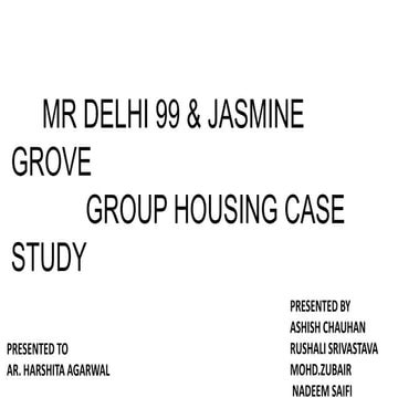 Mr delhi 99 and jasmine grove live case study