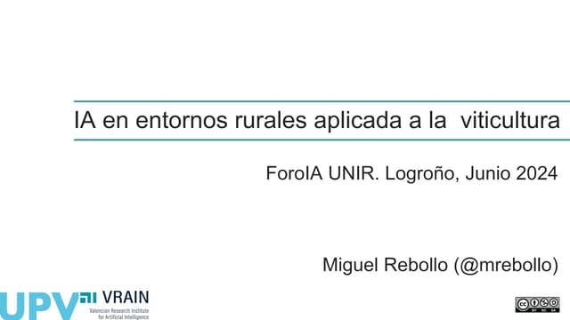 IA en entornos rurales aplicada a la viticultura
