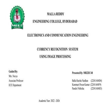 Advanced Currency Recognition System Using Image Processing Techniques ...