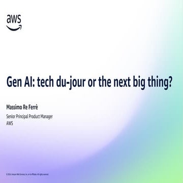 [ Devoxx 2025 ] Gen AI: tech du-jour or the next big thing?
