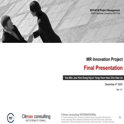 Final consulting project