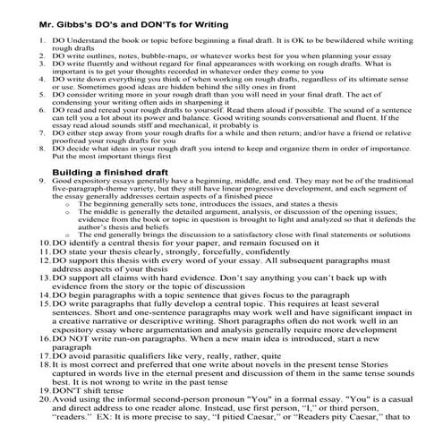 Almost 50 Rules of Writing