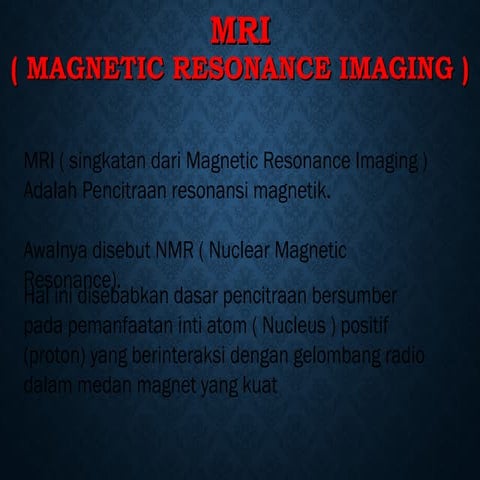 MRI presentation of medical equipment.ppt