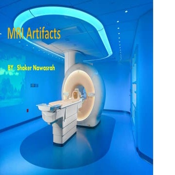 Mri artifacts