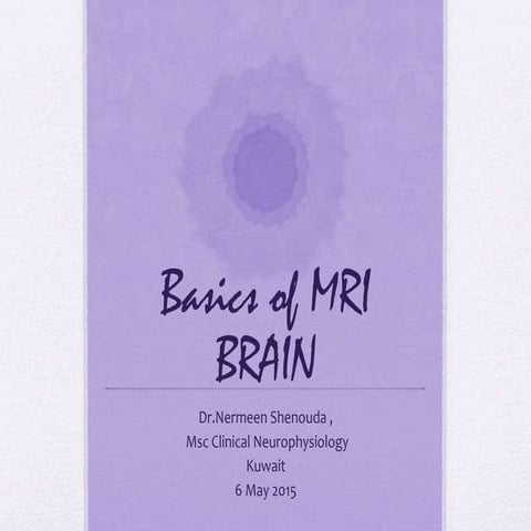 Mri basics | PPTX