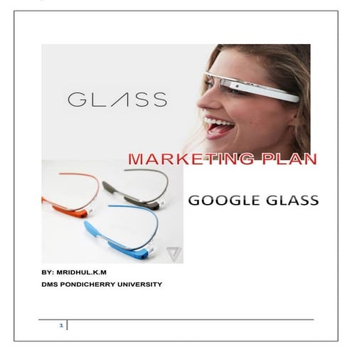 MARKETING PLAN - GOOGLE GLASS