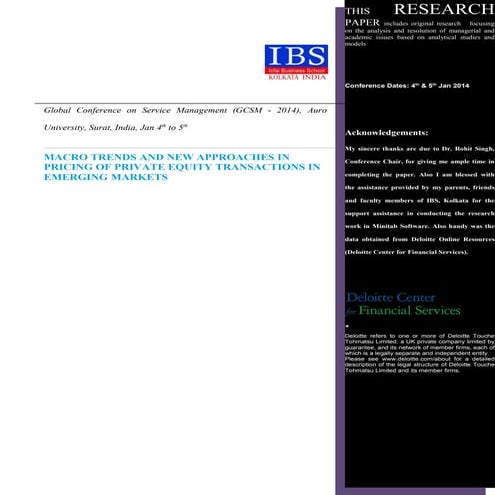 Mridul arora final paper deloitte banking and finance