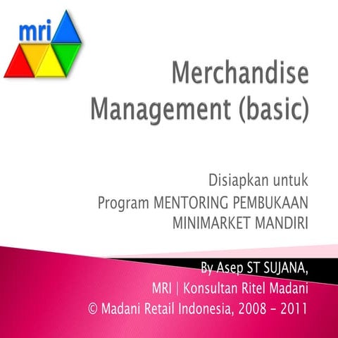 Mri mentoring module, 0105a penanganan barang basic