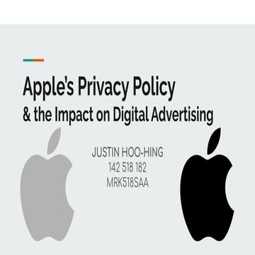 Apple's Privacy Changes - MRK634 Digital Digest