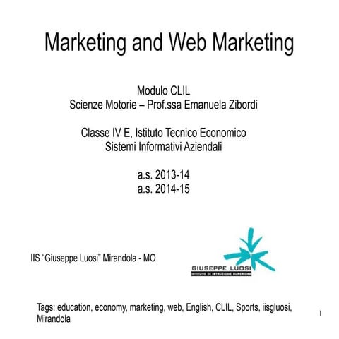 Web Marketing - Sport