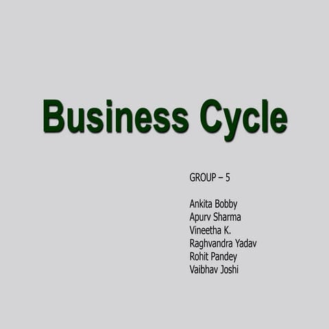 Mrktng b group5 business cycle