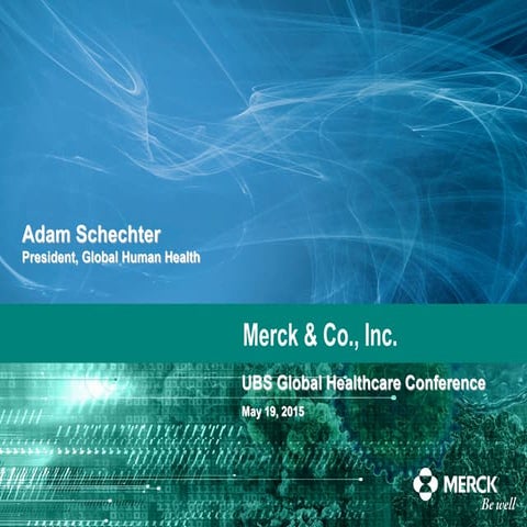 Merck & Co., Inc. at UBS Global Healthcare Conference