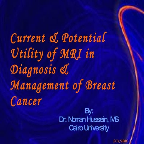 Mri Guided Breast Biopsy | PPT