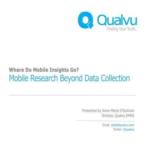 Where Do Mobile Insights Go? Mobile Research Beyond Data Collection