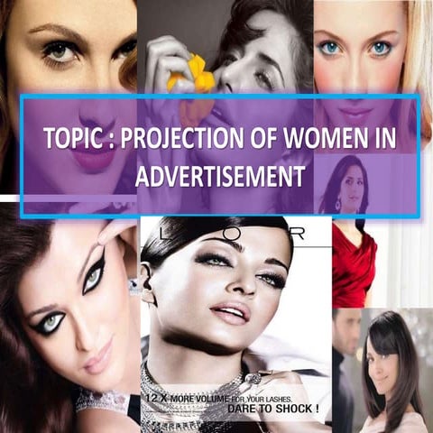 Projection of women in media 