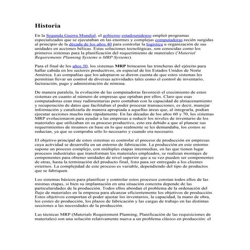 MRP | PDF