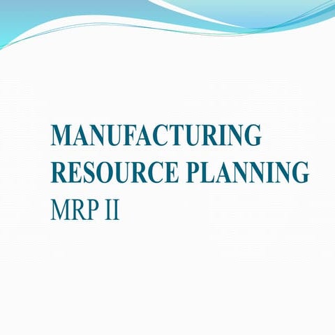Mrp ii