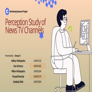Perception Study of News TV Channels of India | PPTX