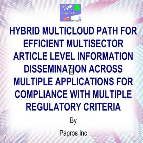 Optimum Article level information dissemination for the mutisector supply chain