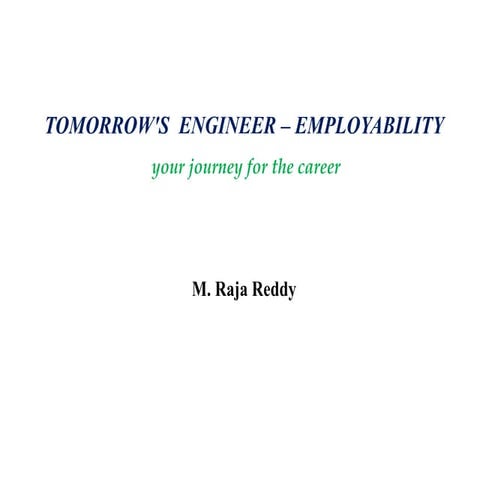 MRR- Tomorrow's  Engineer - Employability