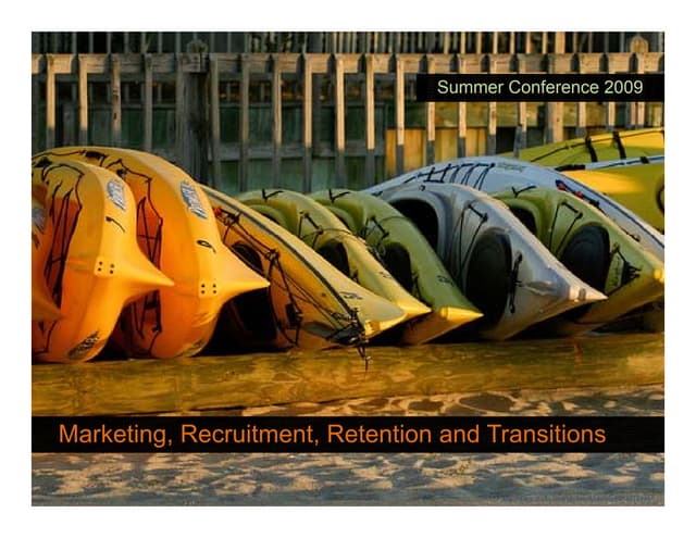 Marketing, Recruitment, Retention & Transitions in CareerTech