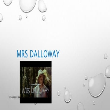 Mrs Dalloway