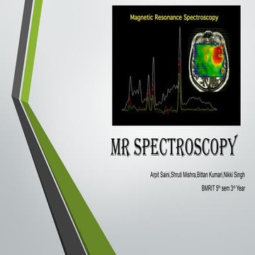 mrspectroscopy5678 magnetic reasonance .pptx