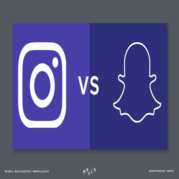 Snapchat Instagram Battle