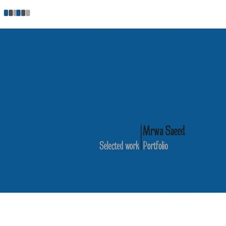 My Architectural Portfolio.