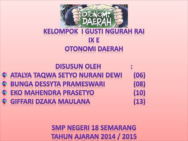 MS. Power Point PKN (Otonomi Daerah)