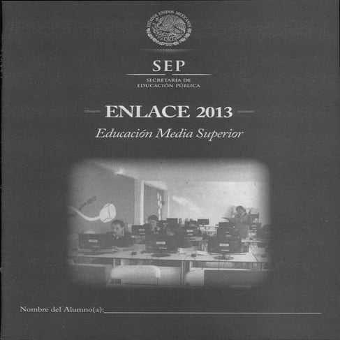 PRUEBA ENLACE 2013 PDF