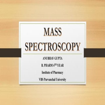 mass spectroscopy