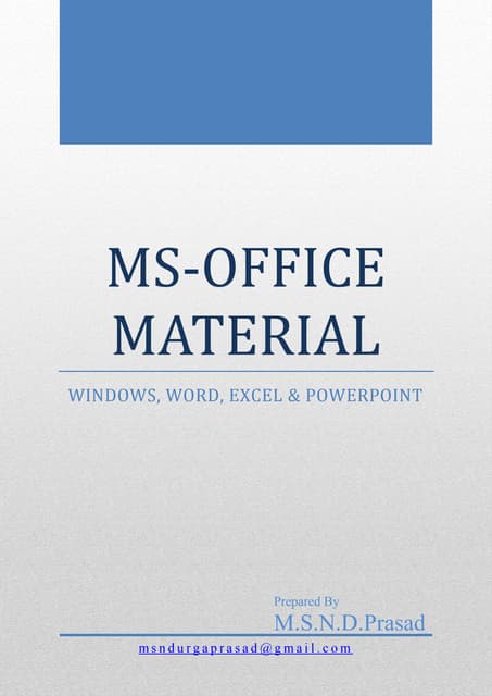 MS-OFFICE