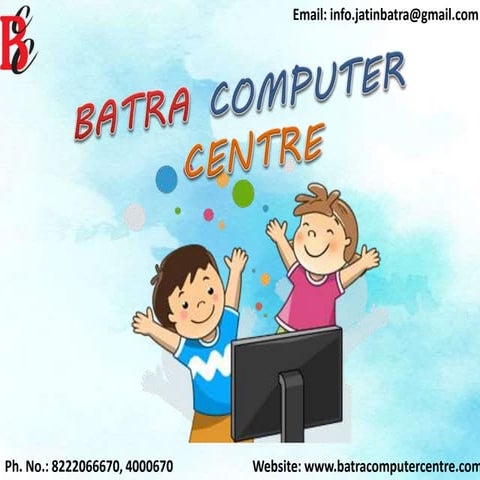 Ms Office 2010 Training in Ambala ! BATRA COMPUTER CENTRE