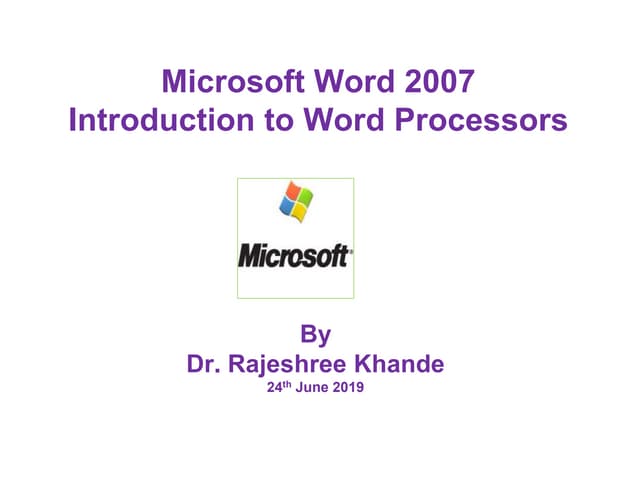 MS Office for Beginners