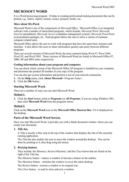 Word practical questions for exercises | PDF image.
