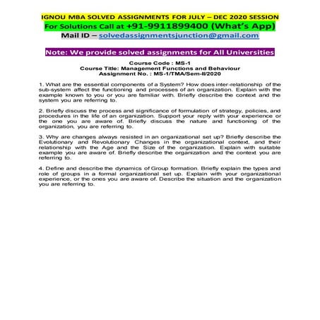 Ms01 management functions and behaviour july dec 2020