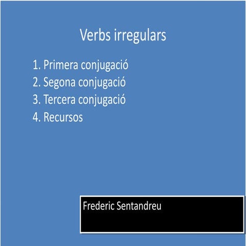 MS08 Verb irregulars